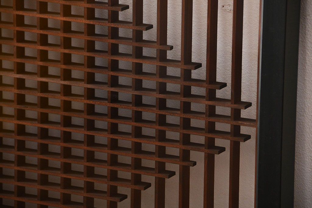 古民具・骨董　書院戸2枚セット(1)