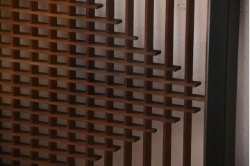 古民具・骨董　書院戸2枚セット(1)