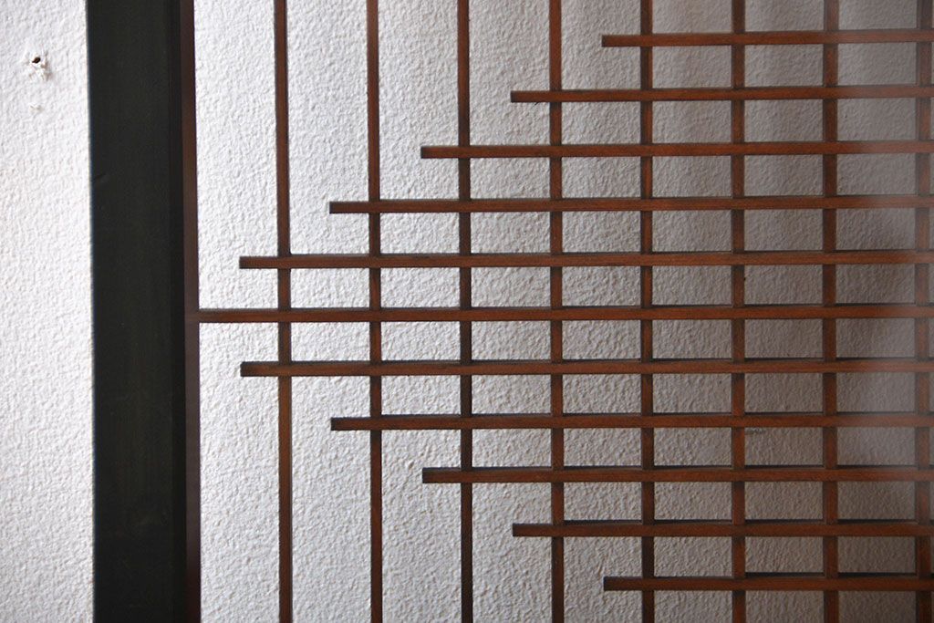 古民具・骨董　書院戸2枚セット(1)