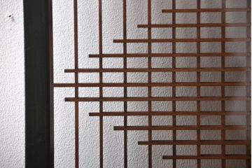 古民具・骨董　書院戸2枚セット(1)