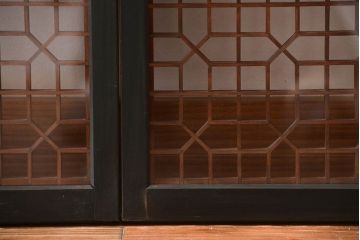 古民具・骨董　書院戸2枚セット(1)