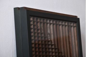 古民具・骨董　書院戸2枚セット(1)