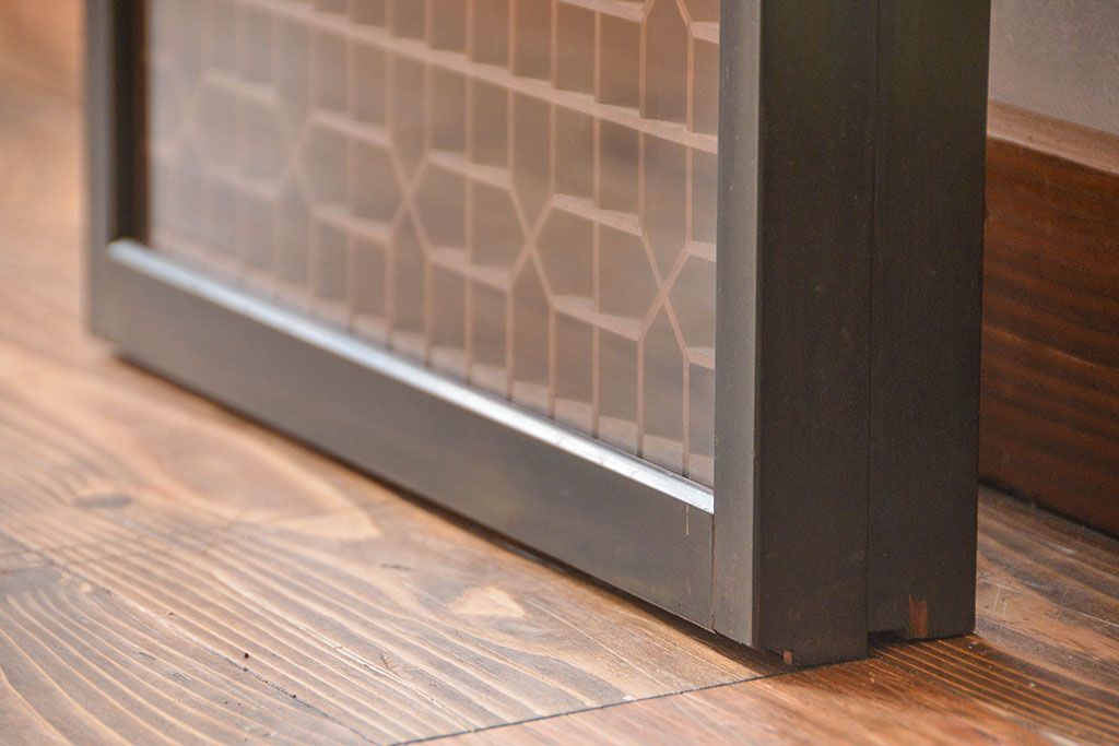 古民具・骨董　書院戸2枚セット(1)