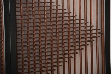 古民具・骨董　書院戸2枚セット(1)