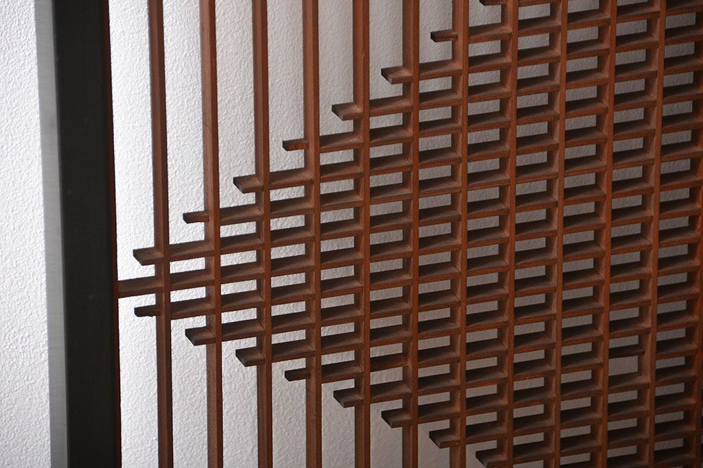 古民具・骨董　書院戸2枚セット(1)