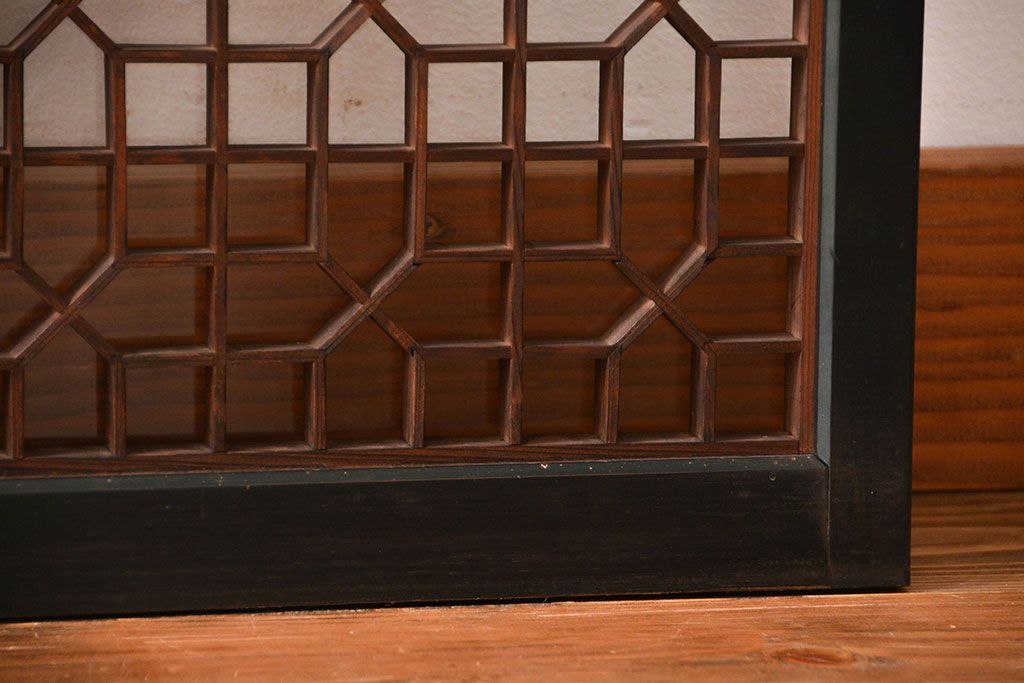 古民具・骨董　書院戸2枚セット(1)