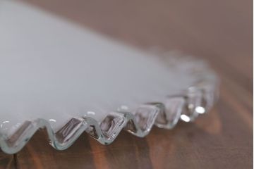 イギリスアンティーク　フリルシェード照明(1)