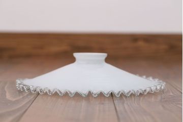 イギリスアンティーク　フリルシェード照明(1)