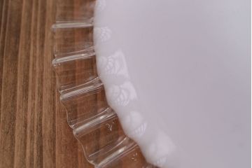 イギリスアンティーク　フリルシェード照明(2)