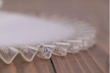 イギリスアンティーク　フリルシェード照明(2)