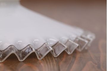 イギリスアンティーク　かわいいフリルシェード照明(3)