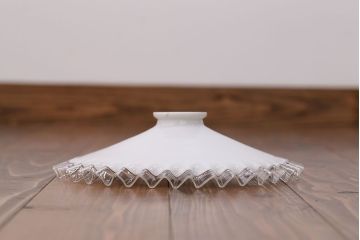 イギリスアンティーク　かわいいフリルシェード照明(3)