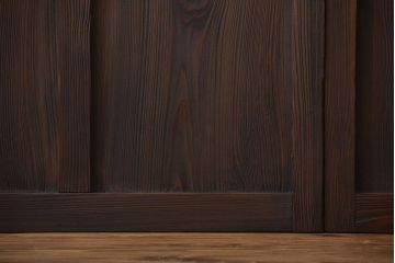 大正ロマン　色ガラス入り幾何学模様の引き戸4枚セット(5)