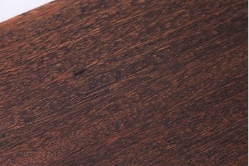 アンティーク家具　天板一枚板　古材を使った鉄脚テーブル(1)