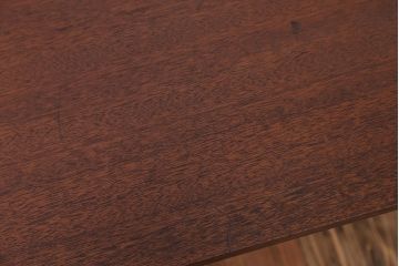 アンティーク家具　天板一枚板　古材を使った鉄脚テーブル(2)