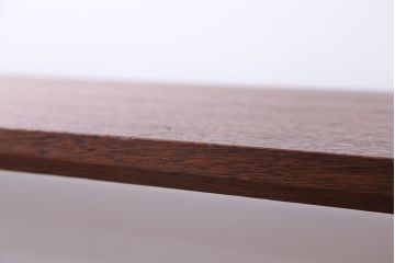 アンティーク家具　天板一枚板　古材を使った鉄脚テーブル(2)