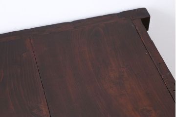 アンティーク家具　古民具・骨董 前面桜材と欅材の帳場箪笥(時代箪笥)(2)
