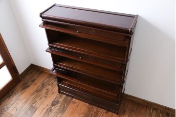 アンティーク家具　イギリスアンティーク グローブヴェルニッケ社製 高級スタッキング本箱