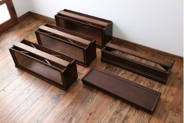 アンティーク家具　イギリスアンティーク グローブヴェルニッケ社製 高級スタッキング本箱