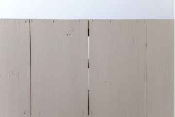 アンティーク家具　アンティークペイントガラス戸収納棚