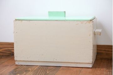 アンティーク雑貨　イギリスアンティーク ペイント収納ボックス(1)