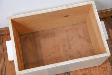 アンティーク雑貨　イギリスアンティーク ペイント収納ボックス(1)