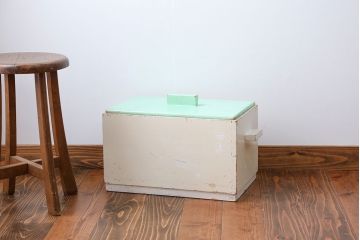 アンティーク雑貨　イギリスアンティーク ペイント収納ボックス(1)