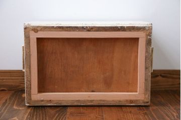 アンティーク雑貨　イギリスアンティーク ペイント収納ボックス(1)