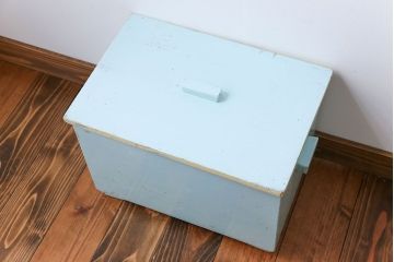 アンティーク雑貨　イギリスアンティーク ペイント収納ボックス(2)