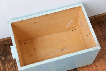 アンティーク雑貨　イギリスアンティーク ペイント収納ボックス(2)