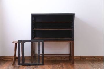 アンティーク家具　和製アンティーク　シックな蝿帳(ガラスケース)