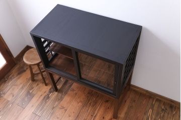 アンティーク家具　和製アンティーク　シックな蝿帳(ガラスケース)