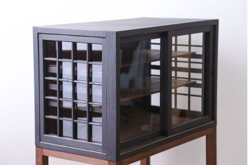 アンティーク家具　和製アンティーク　シックな蝿帳(ガラスケース)