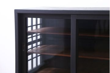 アンティーク家具　和製アンティーク　シックな蝿帳(ガラスケース)