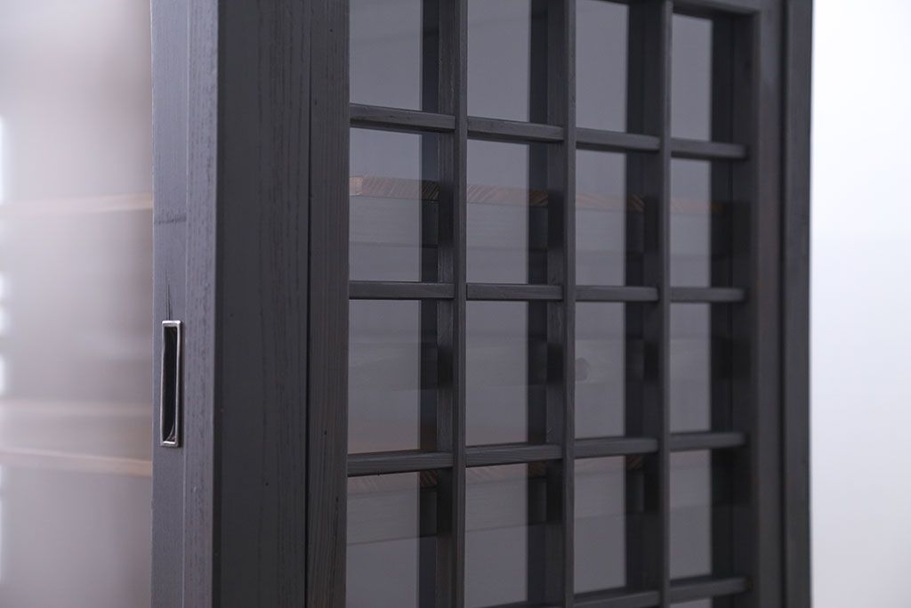 アンティーク家具　和製アンティーク　シックな蝿帳(ガラスケース)