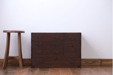 アンティーク家具　古民具・骨董 総桐小箪笥(1)