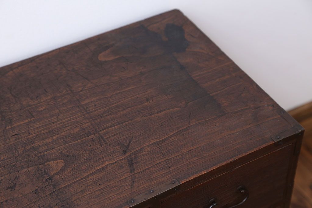 アンティーク家具　古民具・骨董 総桐小箪笥(1)