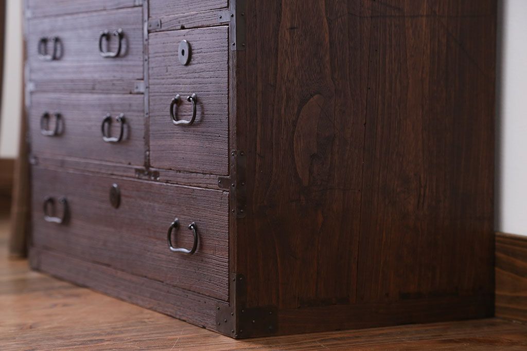 アンティーク家具　古民具・骨董 総桐小箪笥(1)