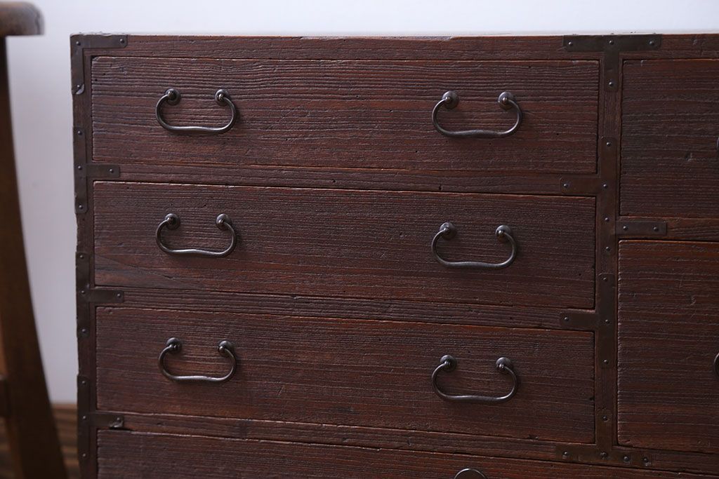 アンティーク家具　古民具・骨董 総桐小箪笥(1)