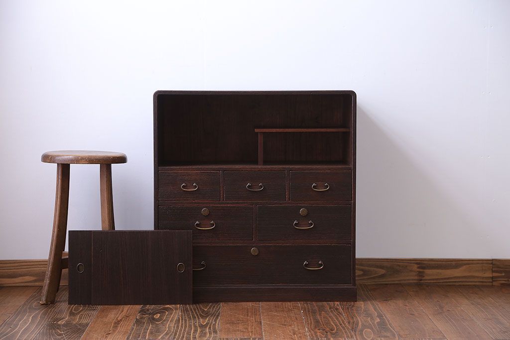 アンティーク家具　古民具・骨董 総桐小箪笥(2)