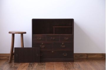 アンティーク家具　古民具・骨董 総桐小箪笥(2)