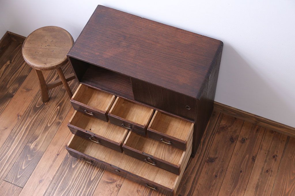 アンティーク家具　古民具・骨董 総桐小箪笥(2)