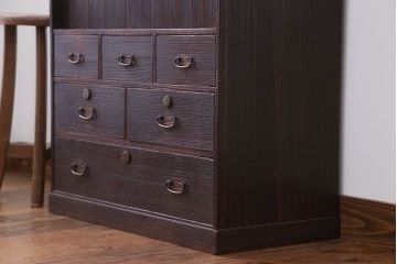 アンティーク家具　古民具・骨董 総桐小箪笥(2)