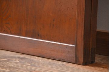 古民具・骨董 裏ガラス入り格子戸2枚セット