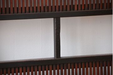 古民具・骨董 裏ガラス付き格子戸2枚セット