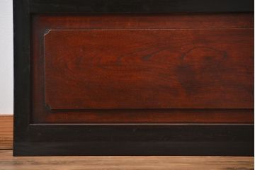 古民具・骨董 裏ガラス付き格子戸2枚セット