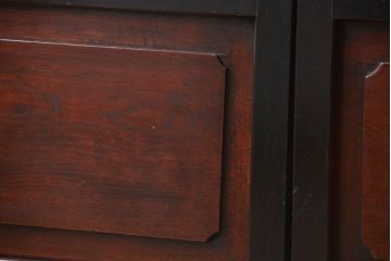 古民具・骨董 裏ガラス付き格子戸2枚セット