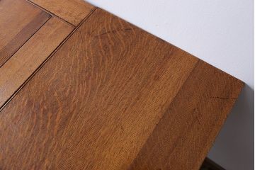 アンティーク家具　イギリスアンティーク オーク材　ドローリーフテーブル