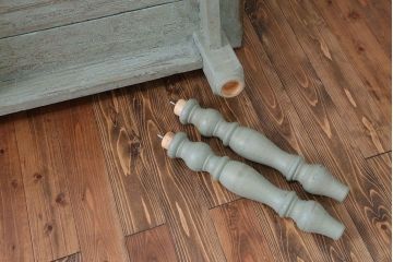 アンティーク家具　イギリスアンティーク　ペイントダイニングテーブル