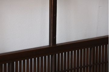 古民具・骨董 シックな裏障子付き格子戸4枚セット(1)